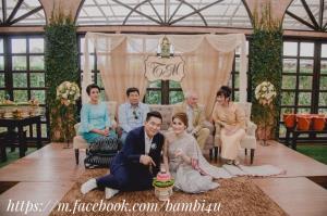 ชุดไทยเจ้าสาว ชุดไทยจักรพรรดิ์ เช่าที่แบมบี้ เวดดิ้ง ห้วยขวาง
